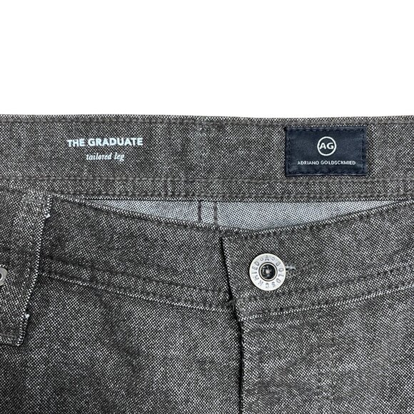 ADRIANO GOLDSCHMIED PANTS MENS SIZE 38 SUEDED THE GRADUATE TAILORED LEG NEUTRAL - Picture 6 of 10